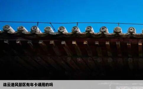 连云港风景区有年卡通用的吗